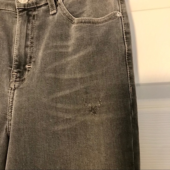 Topshop Jamie High Waist Distressed Moto Jeans - Picture 4 of 12